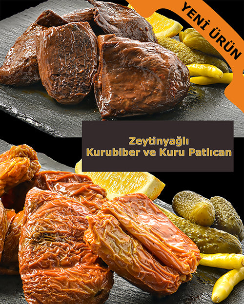 Zeytinyağlı Kurubiber ve Patlıcan